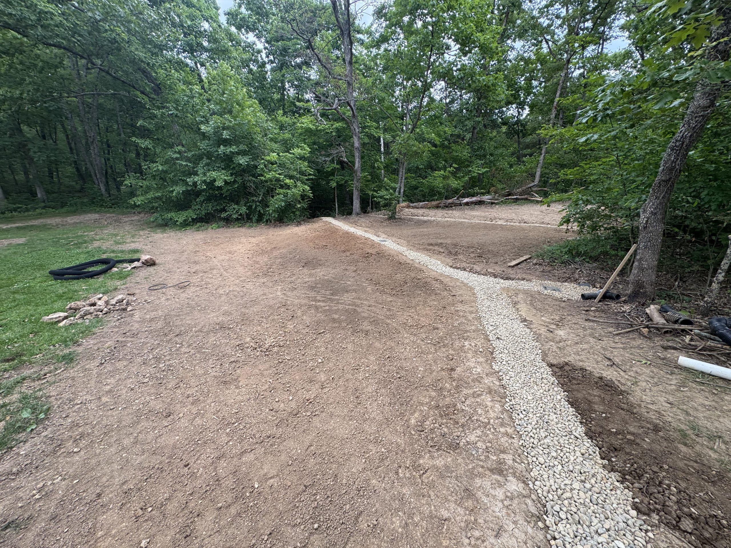 French drain installation St. Charles MO