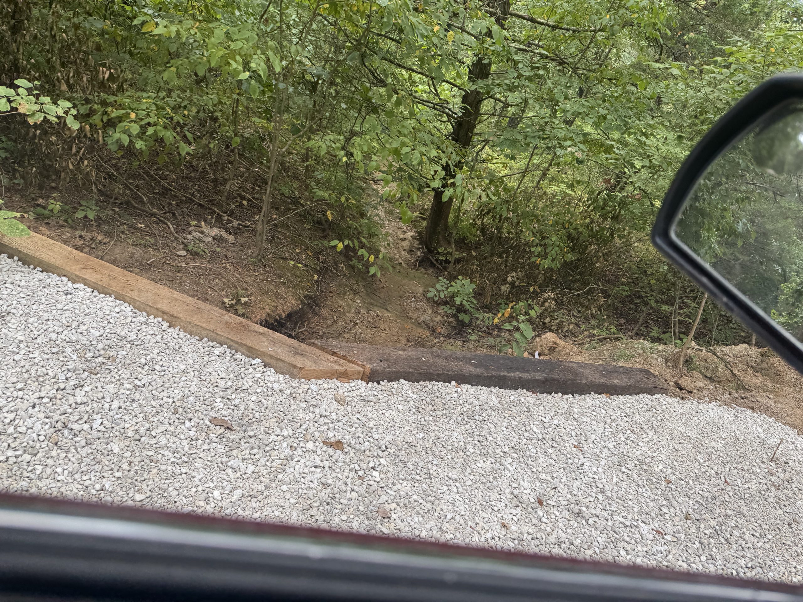 Wood retaining wall St. Charles MO
